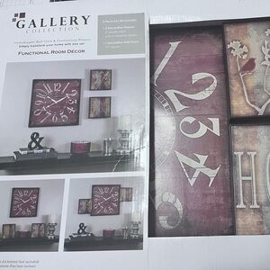 Gallery Collection 3-Piece Wall Decor Set – Rustic & Functional Design